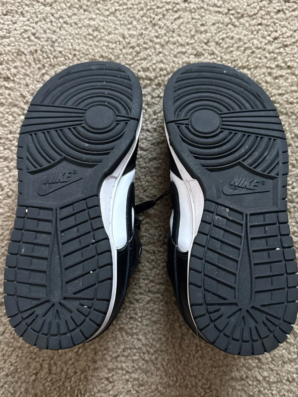 Nike Black and White Low-Top Sneakers